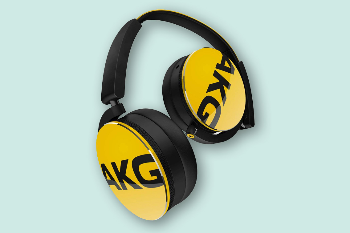 AKG Y50BT Yellow Wireless Headphones