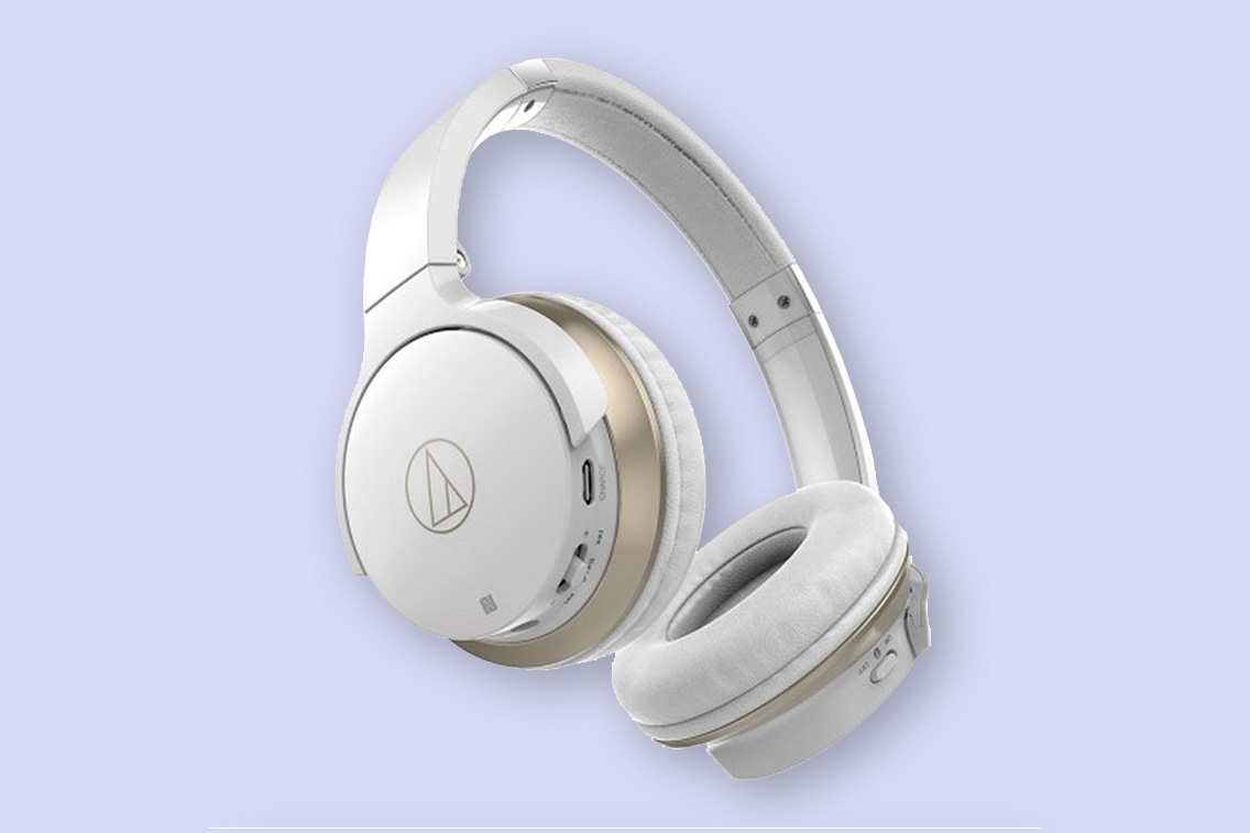 Audio Technica ATH-AR3BT White Wireless Headphones
