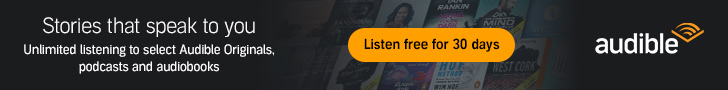 Amazon Audible Trial Banner. Listen to audiobooks and podcasts free for 30 days.